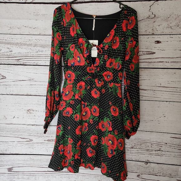 Free People Morning Light Long Sleeve Dress 2/4 NWT - Picture 2 of 4